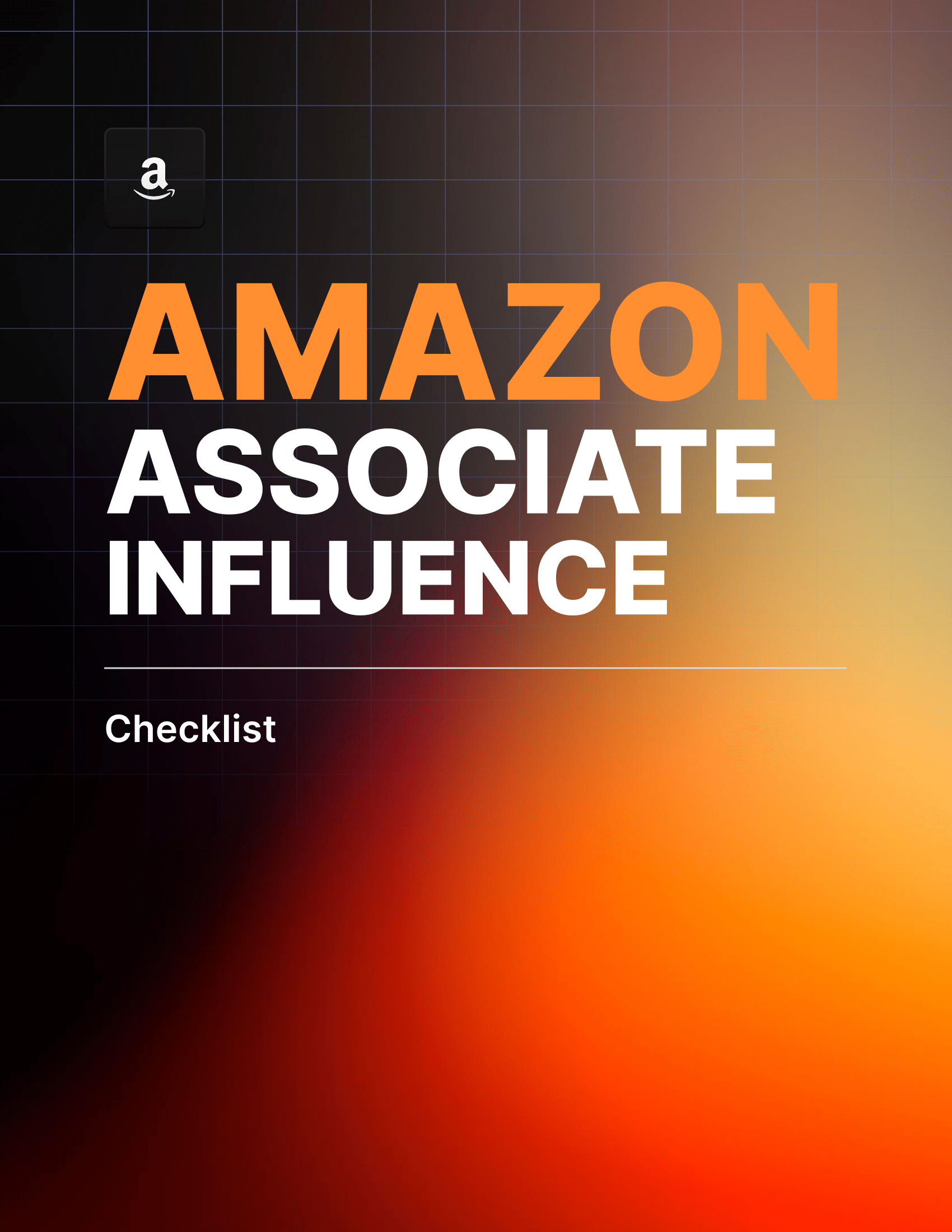 Amazon Associate Influence Checklist